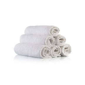 Salviette in puro cotone bianco di dimensioni 20x60 cm – confezione 12 lavatte