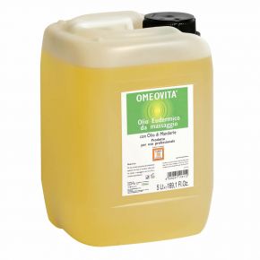 Olio da massaggio prolungato con Olio di mandorle dolci Omeovita - Tanica 5 litri