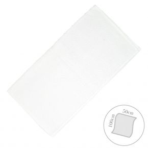 Asciugamano ideale per Taglio e Colore capelli bianco misura 50x100cm - Made in Italy