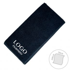 Asciugamano ideale per Taglio e Colore capelli nero con trattamento IDH* misura 50x100cm - Made in Italy [CLONE]