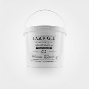 Morbido gel conduttore iSol Beauty LASER GEL specifico per trattamenti LASER808nm - bidone da 4500ml cod.ISO.LASER.100