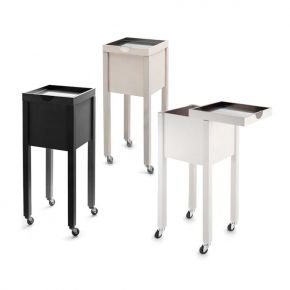 Trolley Kubico by Artecno sliding top with extractable steel tray