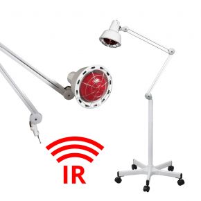 Infrared lamp with a 275W bulb for thermotherapy treatments