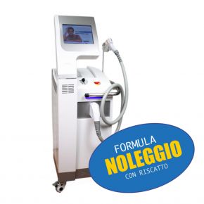 Beauty laser diode 808nm for photo-epilation treatment RENTAL with redemption formula