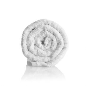 Asciugamano 50x90cm *candeggiabile* in spugna 100% Cotone - Confezione 12 asciugamani bianchi