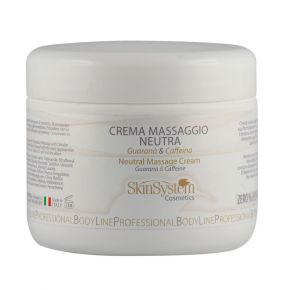 Crema massaggio neutra Caffeina - Guaranà SkinSystem 1010020010 - Vaso 500ml