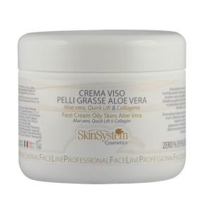 Crema viso pelli grasse aloe vera  SkinSystem 1030020050 - Vaso 250ml