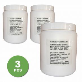 Offerta polvere o cristalli di corindone per macchinario di micro dermoabrasione - 3 barattoli da 2 Kg