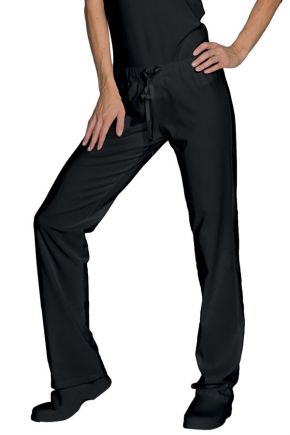 Panta jersey donna 97% cotone - 3% spandex colore nero cod. RE024601