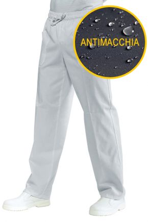 Pantalone con elastico Unisex Antimacchia 100% polyester Super Dry colore bianco cod. RE044300