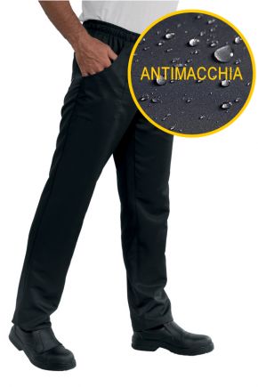 Pantalone con elastico Unisex Antimacchia 100% Polyester Super Dry colore nero cod. RE044301