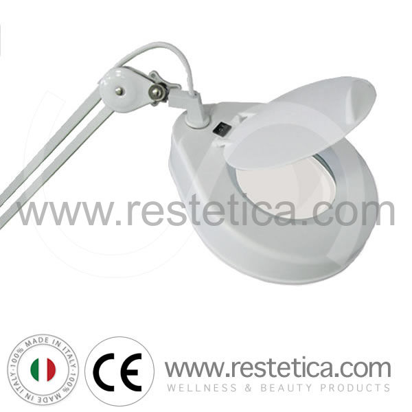 Lampada con lente di ingrandimento biconvessa 3 diottrie